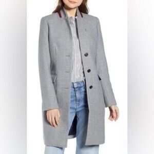 J Crew Regent Topcoat in Gray Size 00p